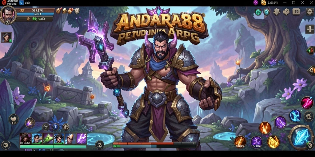 Tampilan menarik dari gameplay ARPG ANDARA88 yang penuh aksi.