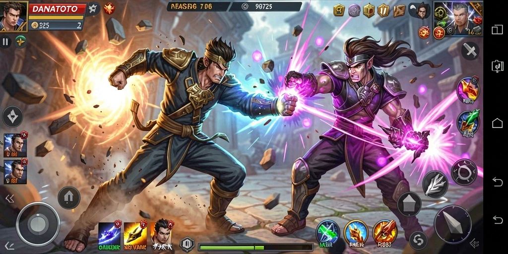 Gameplay aksi yang mendebarkan di DANATOTO.