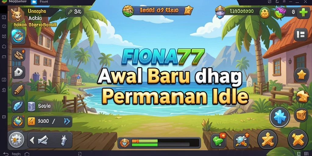 Tampilan menarik dari gameplay FIONA77 yang santai dan menyenangkan.