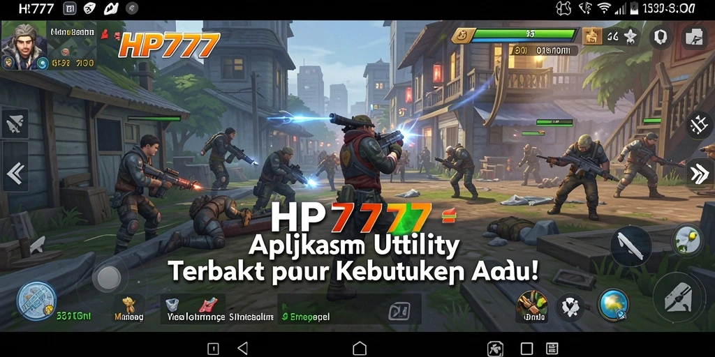 Tampilan antarmuka HP777 yang modern dan mudah dinavigasi.