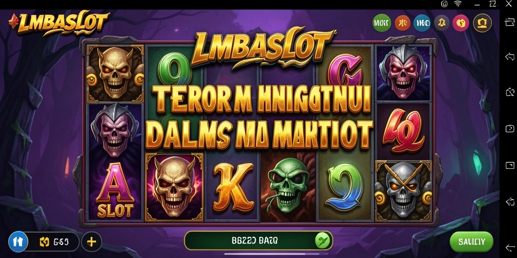 Gameplay menegangkan di <strong>LMBASLOT</strong> dengan atmosfer horor yang mendalam.