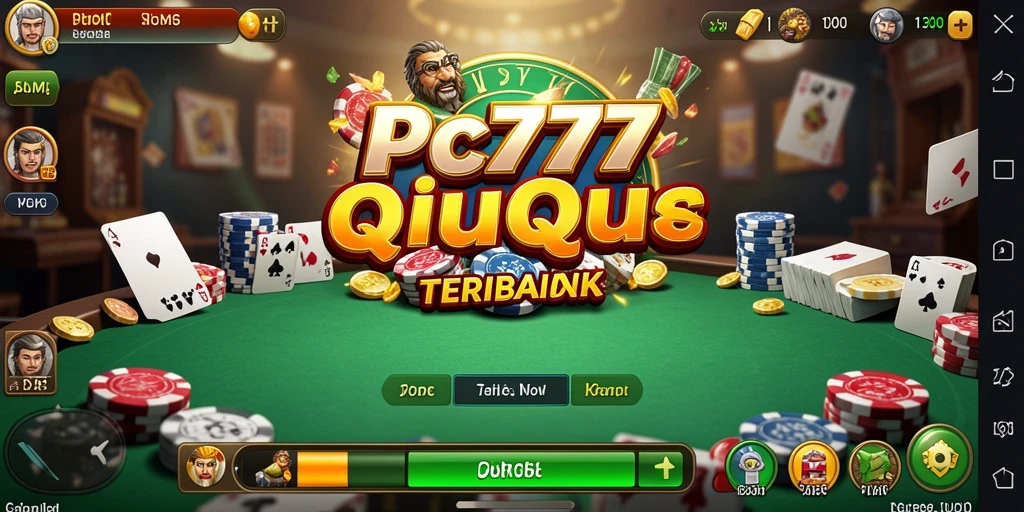 Tampilan gameplay seru dalam PC777 yang menghadirkan QiuQiu.