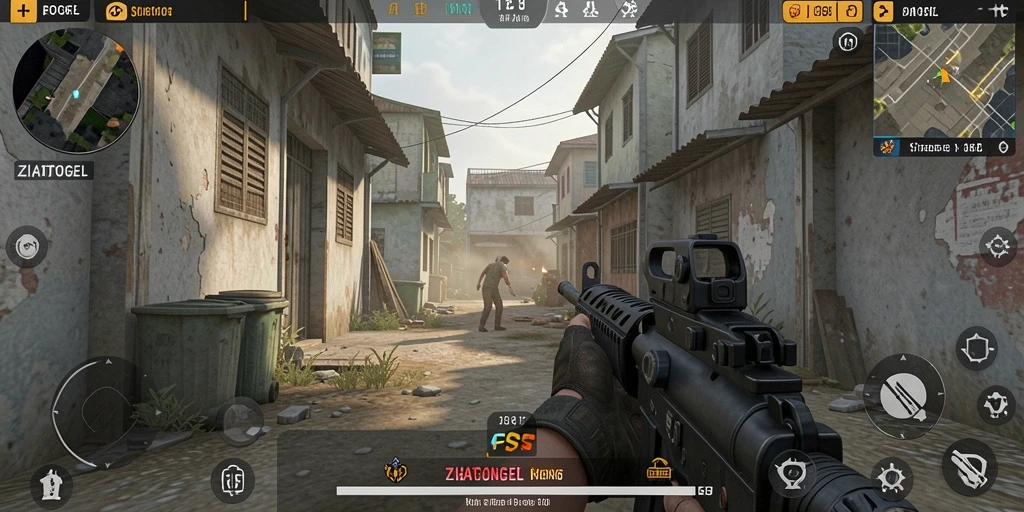 Tampilan mendebarkan dari gameplay ZIATOGEL yang penuh aksi.